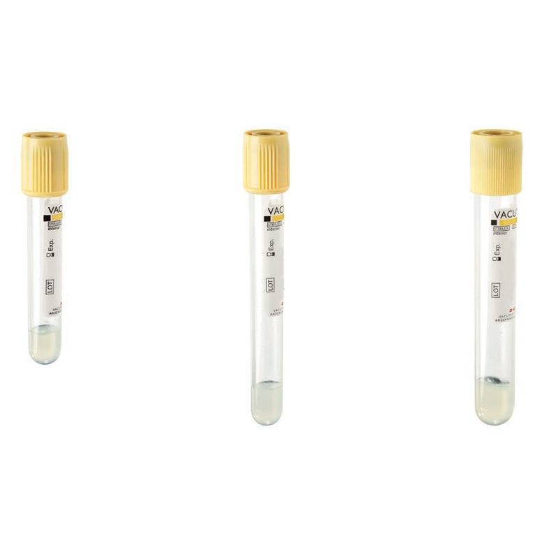 Пробірка з активатором згортання і розділюючим гелем